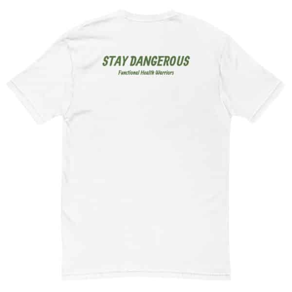 Men's Fitted Stay Dangerous Tee - Image 6